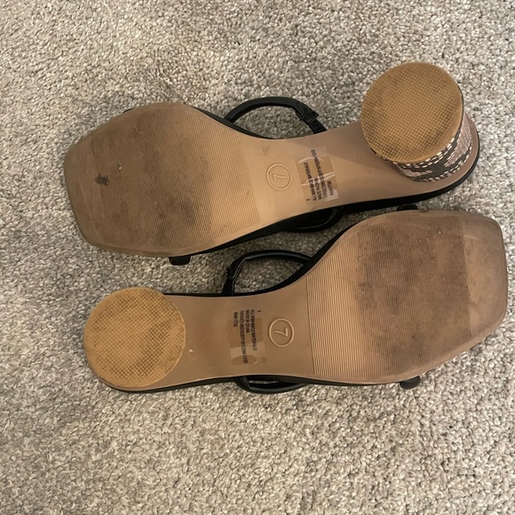 A New Day, Snake print thin strap heel pumps - Picture 4 of 4